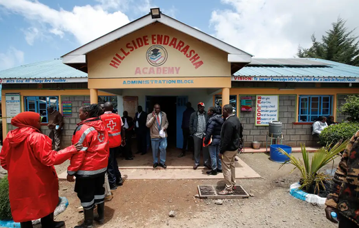 Incendie au Kenya