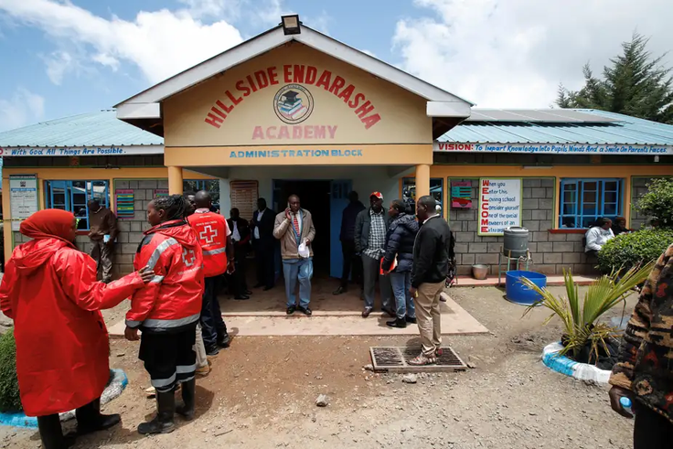 Incendie au Kenya