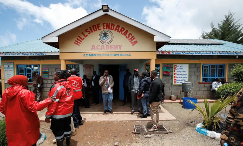 Incendie au Kenya