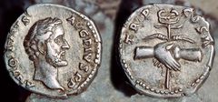 la symbolique des mains jointes représentée sur les monnaies antiques romaines