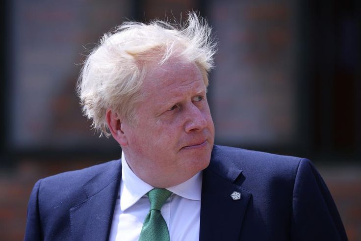 Boris Johnson during a visit to Kigali, Rwanda, this week