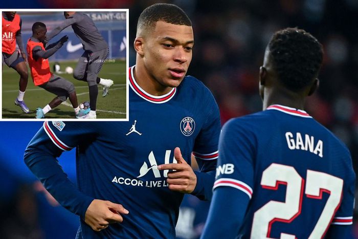 Idrissa Gana Guèye blesse Kylian Mbappé à l'entraînement sans faire exprès