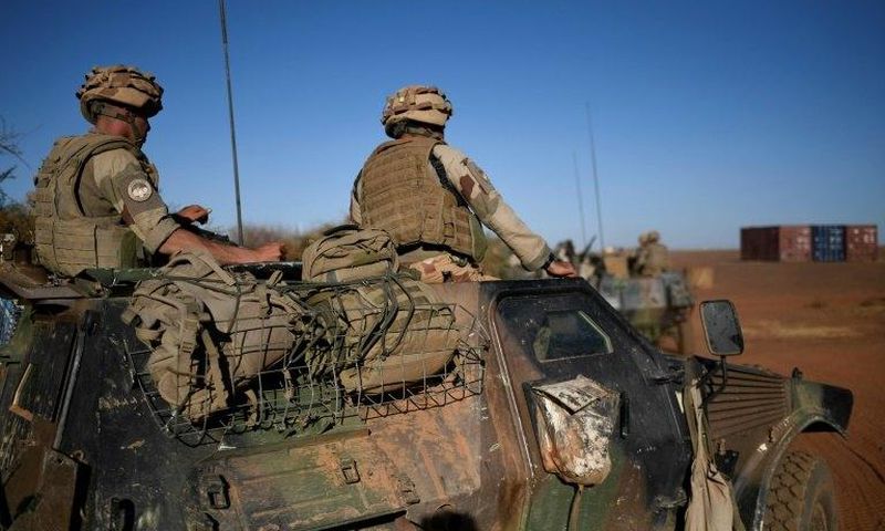 French soldiers involved in the regional anti-insurgent Operation Barkhane, seen near Gao, northern Mali