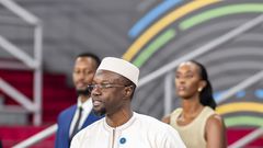Ousmane Sonko à la cérémonie d’investiture du président Paul Kagame