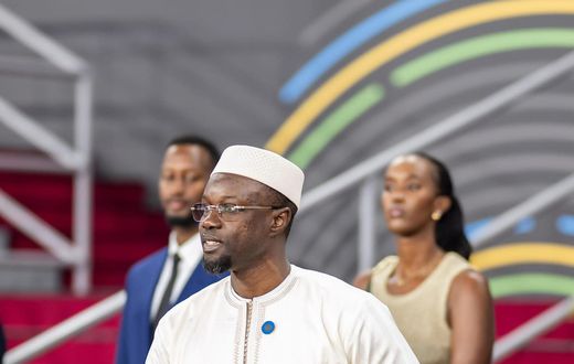 Ousmane Sonko à la cérémonie d’investiture du président Paul Kagame