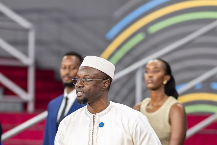 Ousmane Sonko à la cérémonie d’investiture du président Paul Kagame