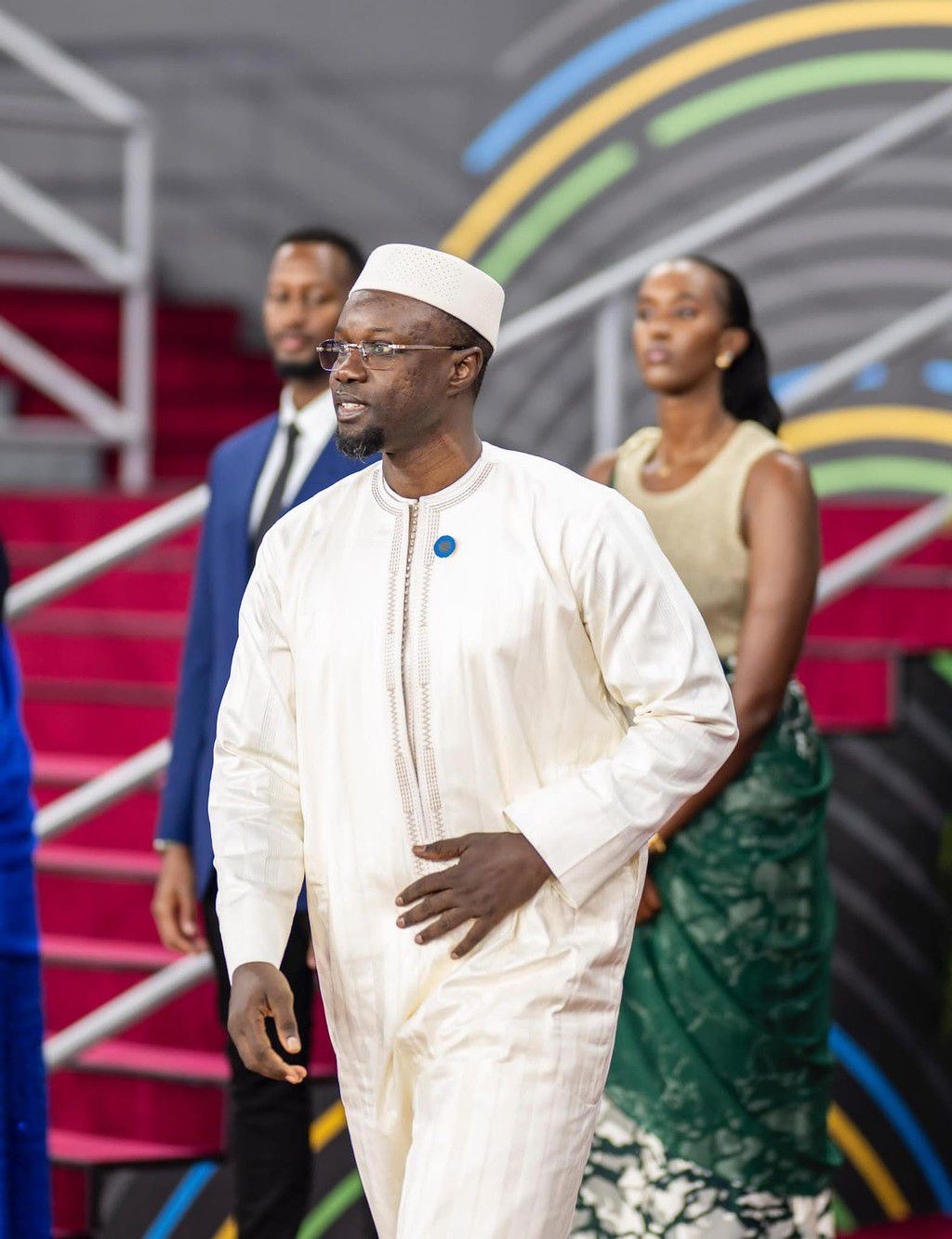 Ousmane Sonko à la cérémonie d’investiture du président Paul Kagame