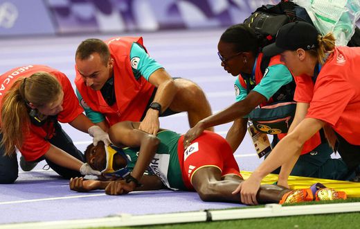 JO 2024 des nouvelles  Lamecha Girma évacué aux urgences