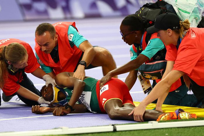 JO 2024 des nouvelles  Lamecha Girma évacué aux urgences