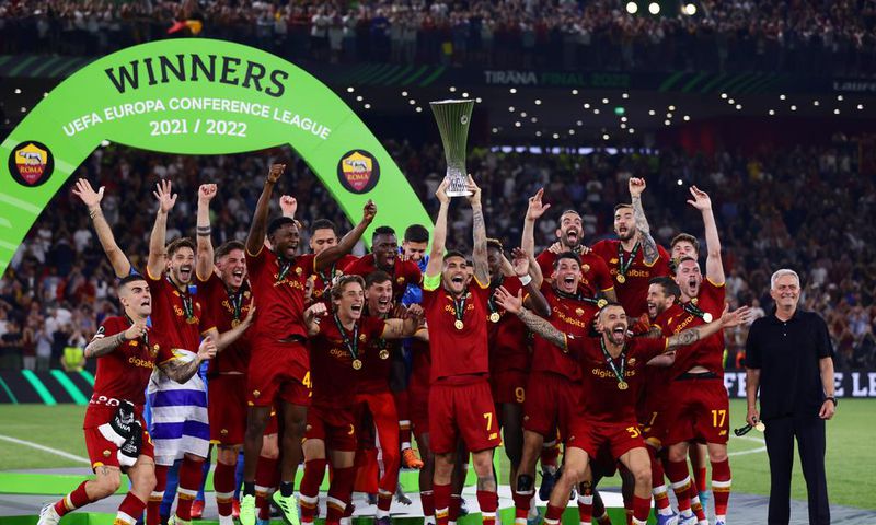 Jose Mourinho's AS Roma take down Feyenoord in the Europa Conference League final