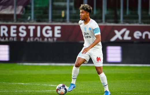Boubacar Kamara sous les couleurs de l'OM