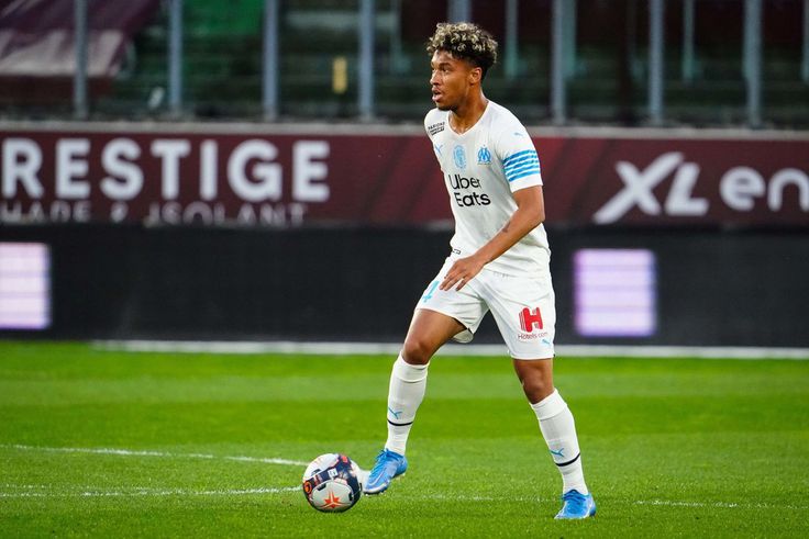 Boubacar Kamara sous les couleurs de l'OM