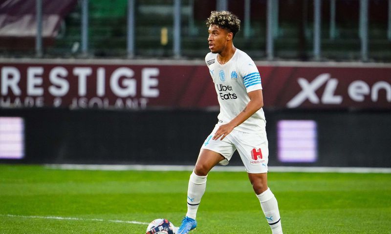 Boubacar Kamara sous les couleurs de l'OM