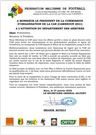 Communiqué de la femafoot
