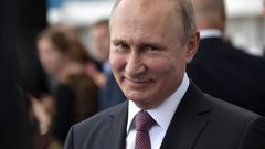 Russian President Vladimir Putin visits Kaliningrad Stadium in Kaliningrad, Russia July 20, 2018.