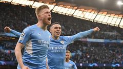 Kevin de Bruyne et Phil Foden - Manchester City