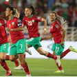 Les lionnes de l'Atlas jubilent après le but contre le Sénégal