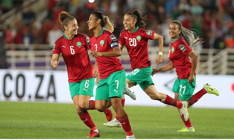 Les lionnes de l'Atlas jubilent après le but contre le Sénégal