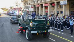 Prise d'armes lors de la fête d'indépendance, le 4 Avril 2022