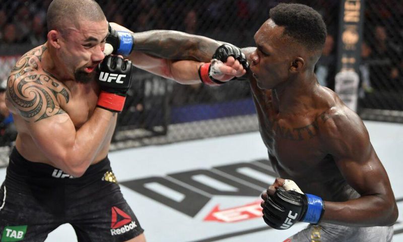 Israel Adesanya punished Robert Whittaker at UFC 243
