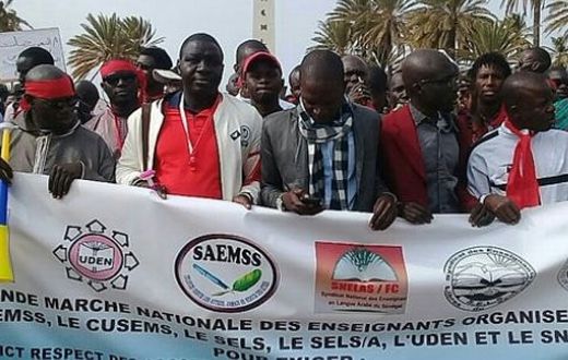 Les enseignants vont repartir en grève pour exiger le respect du protocole d'accord signé avec le gouvernement