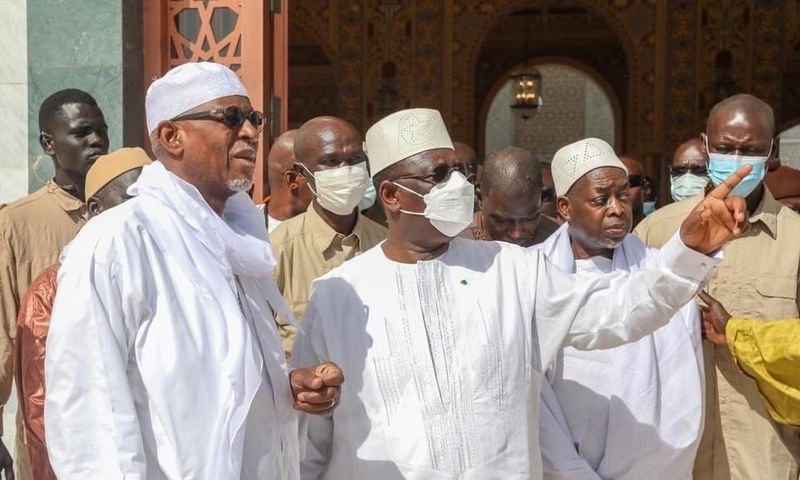 Macky Sall à Massalikoul Jinaan, le 29 mai 2022 (2)