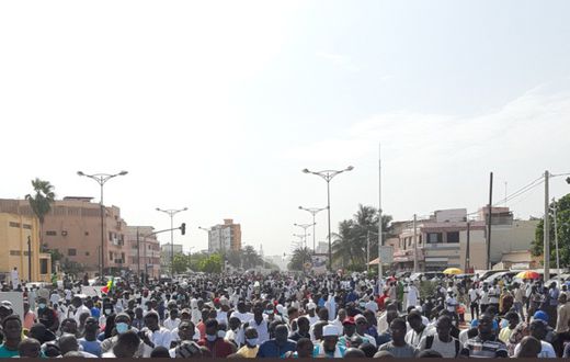 La Place de la Nation est souvent pris d'assaut par les populations lors de manifestations pour exprimer leur mécontentement
