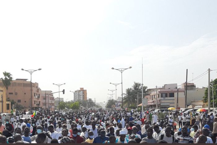 La Place de la Nation est souvent pris d'assaut par les populations lors de manifestations pour exprimer leur mécontentement