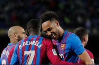 Aubameyang et Dembélé ont été les principaux artisans de la victoire de Barcelone contre Celta Vigo mardi soir.