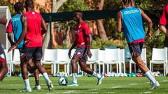 Krépin Diatta à la reprise des entrainements