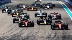 Verstappen a réalisé un très bon départ lors du Grand Prix de Miami, dimanche 8 mai 2022