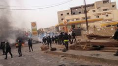 Manifestation à Ngor