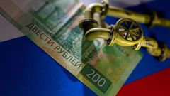 Rouble russe -illustration-