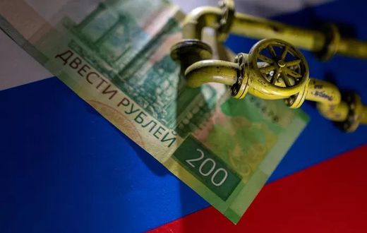 Rouble russe -illustration-