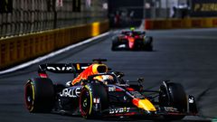 GP d'Arabie Saoudite, Verstappen dépasse Leclerc au 48è tour grâce notamment au DRS, le 27 mars 2022