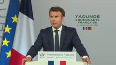 Emmanuel Macron à Yaoundé