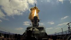 Un missile russe Kalibr lancé depuis la mer Méditerranée (archives). © TASS via Getty Images