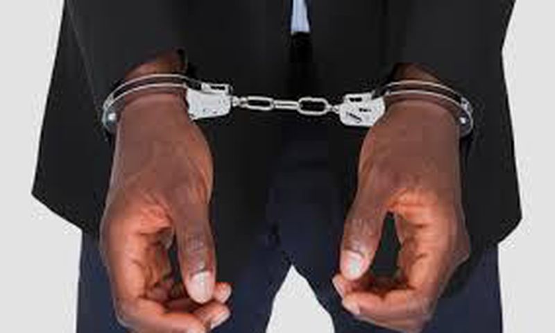 Pastor in handcuffs