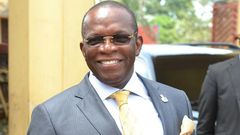 Ibrahima Kassory Fofana à Conakry (photo d'archive de 2015) © CELLOU BINANI - AFP