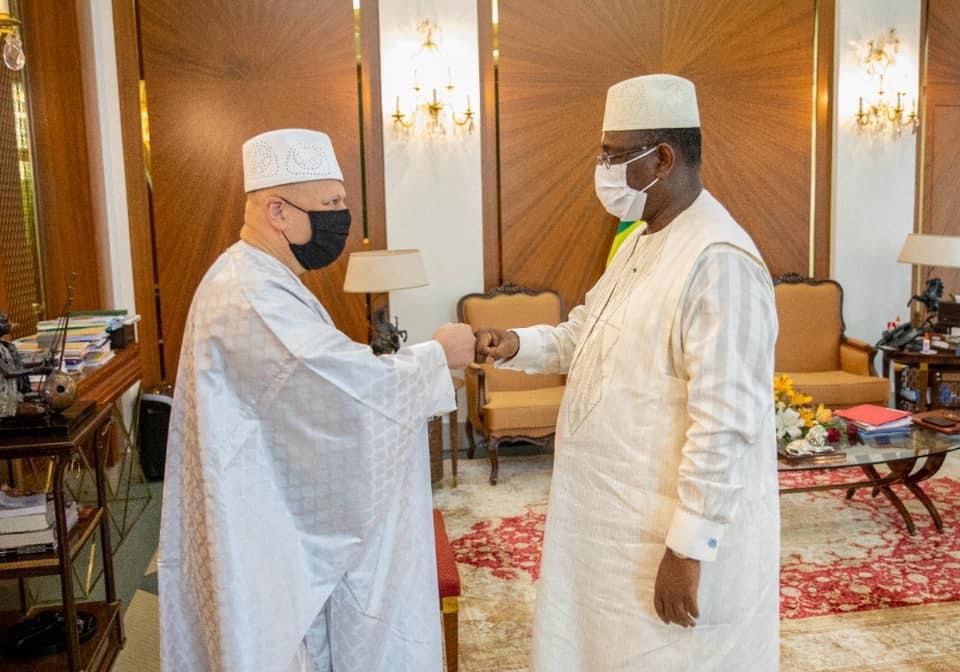 Le procureur de la CPI Karim Khan reçu par le président Macky Sall le 9 septembre 2021 à Dakar