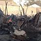 Dakar, le marché salle de vente ravagé par un incendie, mars 2022 (1)