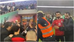 Mohamed Salah a été pris à partie par des supporters Sénégal après que l'Egypte a perdu son billet pour la Coupe du monde