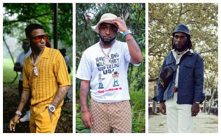 Wizkid, Davido, Burna Boy