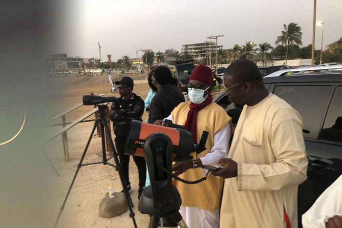 Observation-du-croissant-lunaire--Sénégal