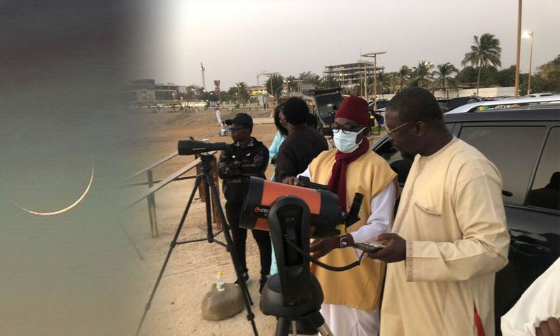 Observation-du-croissant-lunaire--Sénégal