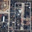 Une image satellite de Maxar Technologies révélée par le New York Times montre les corps de plusieurs habitants de Boutcha dans la rue Yablonska. Cette image a été prise le 19 mars 2022, alors que les troupes russes contrôlaient encore dans la ville. ©...