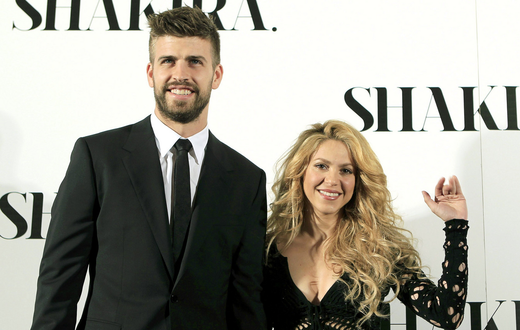 Gérard Piqué et Shakira
