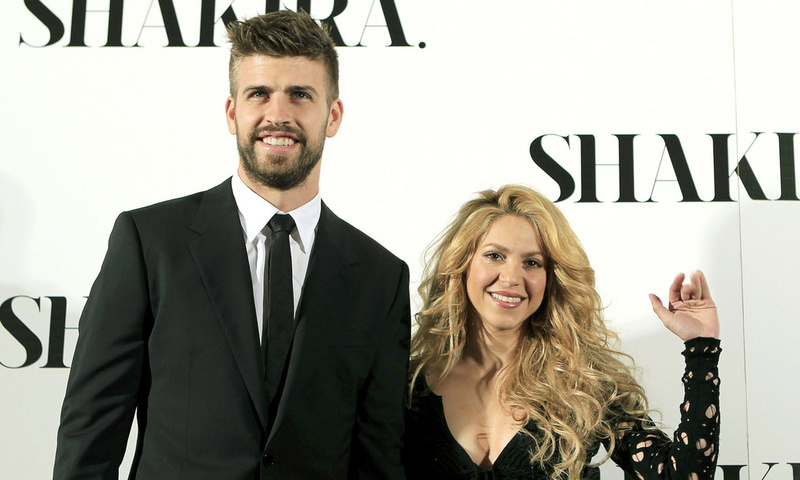 Gérard Piqué et Shakira