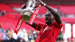 Sadio Mané a gagné la FA Cup avec Liverpool, samedi 14 mai 2022
