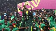 Le Senegal a remporte la premiere Coupe d'Afrique des Nations de son histoire en battant aux tirs au but l'Egypte 0-0, 4-2 tab (4)